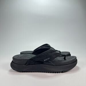 ONCAI Black Arch Support Orthopedic Recovery Slip On Flip Flops Women’s Size 7.5